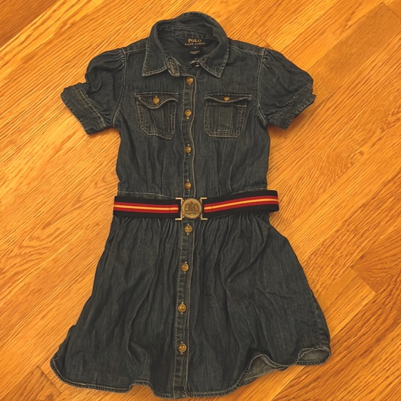 Polo Ralph Lauren Other - Girls Polo Ralph Lauren denim dress